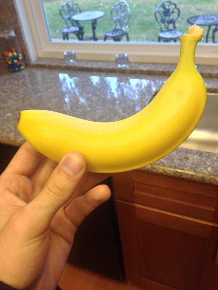 A banana unlike any other.