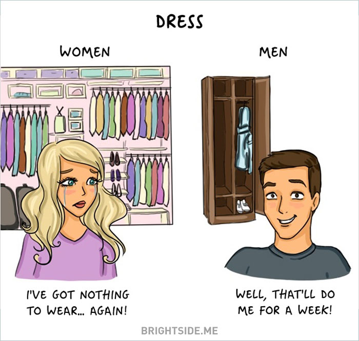 Pics Shows Why Men And Women Are So Different