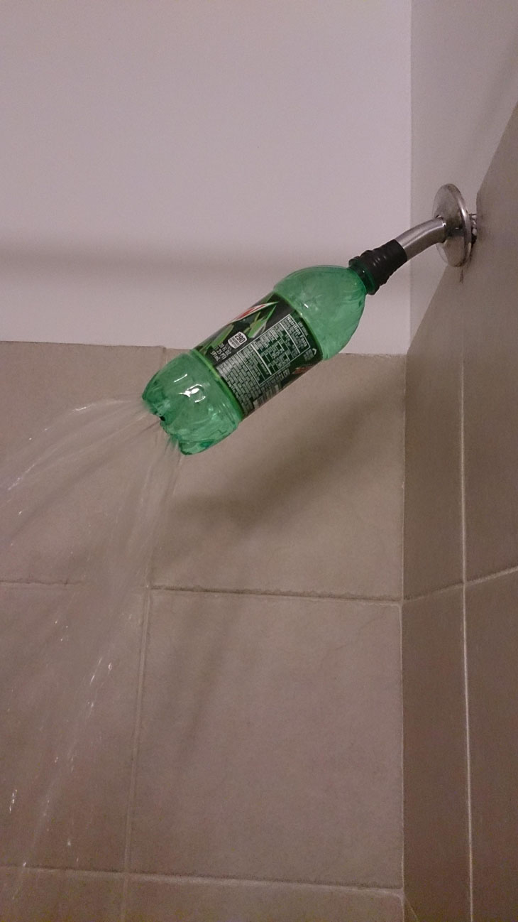 So My Son Fixed Our Shower