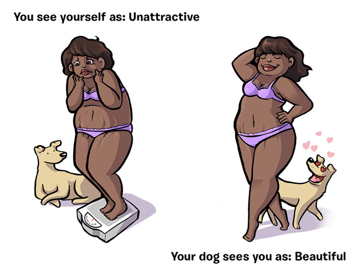 What You Think Of Yourself vs What Your Dog Thinks About You.