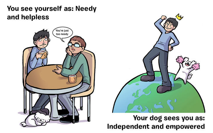 What You Think Of Yourself vs What Your Dog Thinks About You.