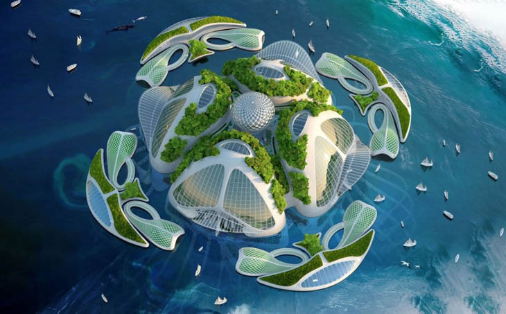 Aequorea, the floating city