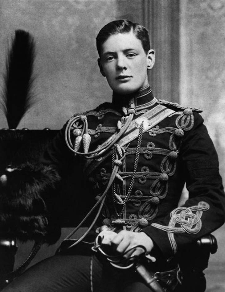 Young Winston Churchill, 1895