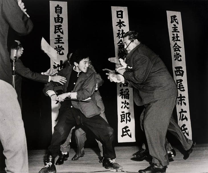 17-year-old Otoya Yamaguchi assassinates socialist politician Inejiro Asanuma