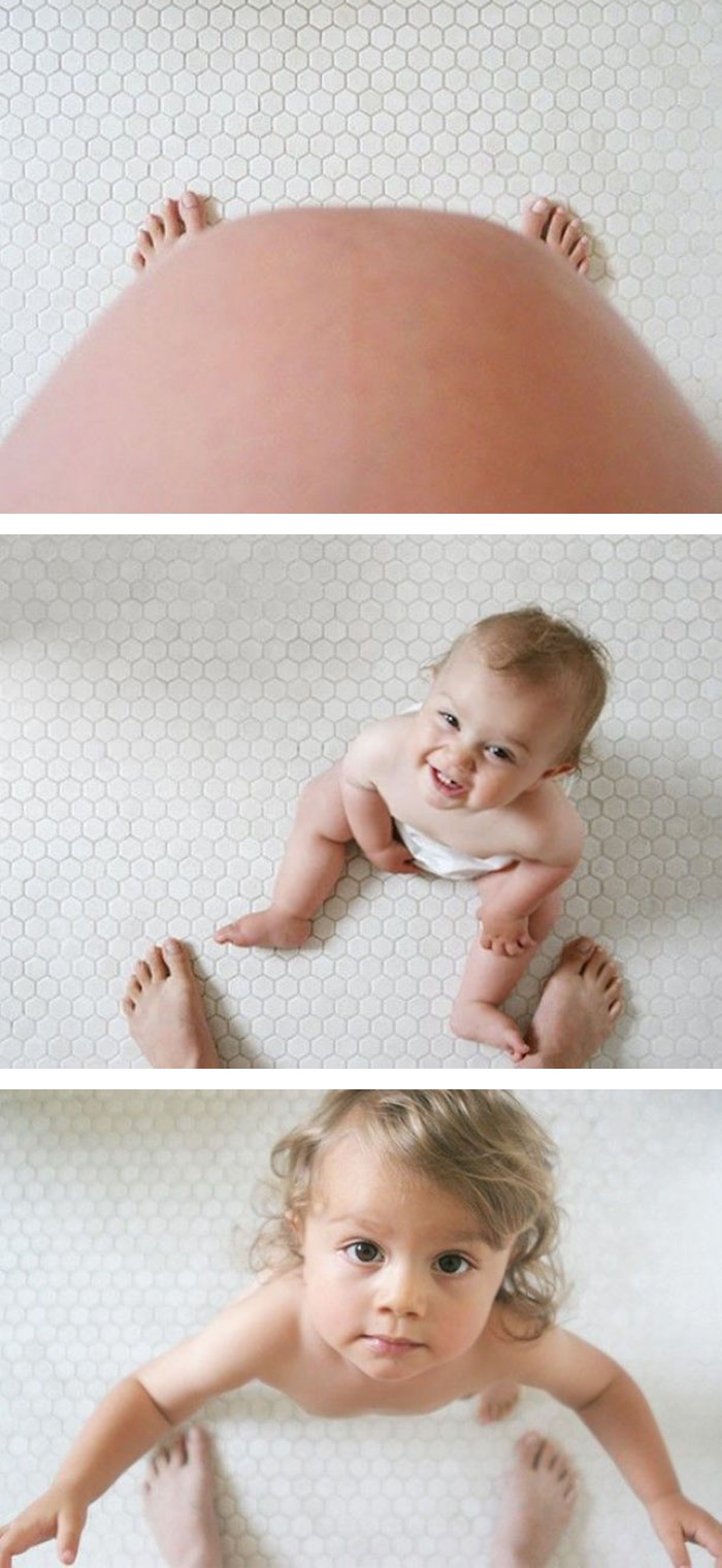 45 Lovely Photos Of Before And After Pregnancy