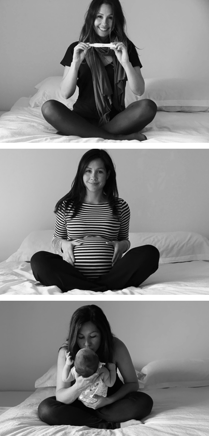 Before and after pregnancy pics