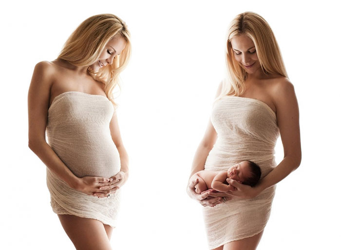 Lovely Photos Of Before And After Pregnancy