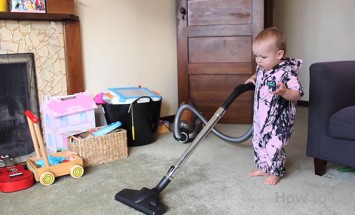 Do You Want To Have Your House Cleaned? Let Your Baby Do The Cleaning!